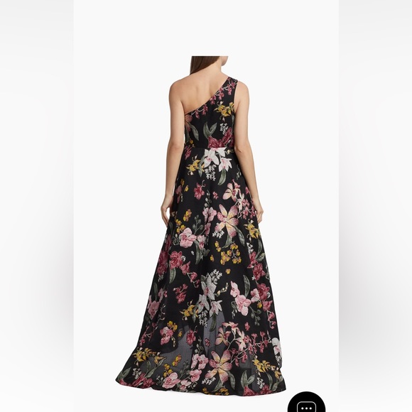 Marchesa Notte One Shoulder Gown - Picture 4 of 10